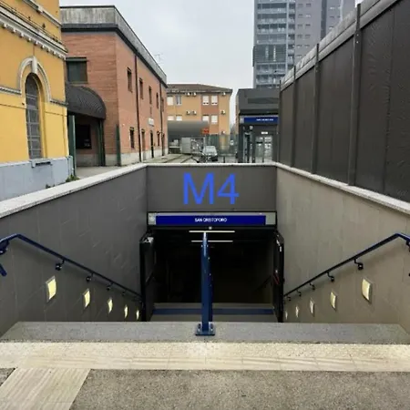 Luxury - Metropolitana M4- San Babila -stadio San Siro - Duomo - Aeroporto Linate - Castello Sforzesco Διαμέρισμα
